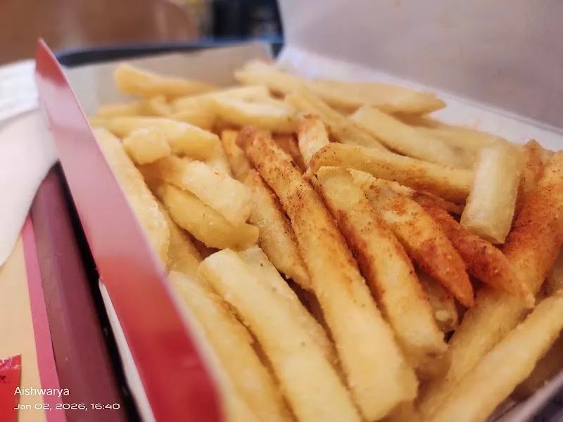 Golden potato fries